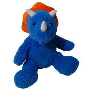 Homerbest Blue Orange Triceratops Dinosaur Plush Toy Stuffed Animal For All Ages